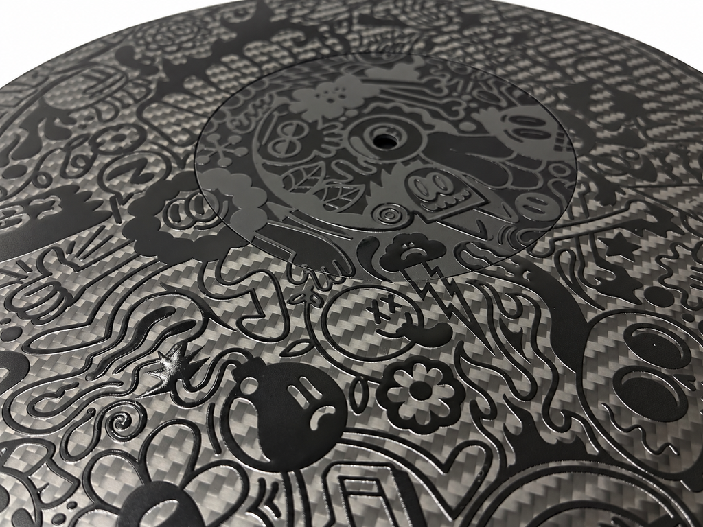 Carbon Fiber Platter Mat - WOTTO LIMITED EDITION