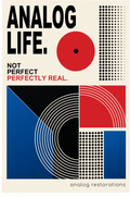 Analog Life Art Print on Canvas