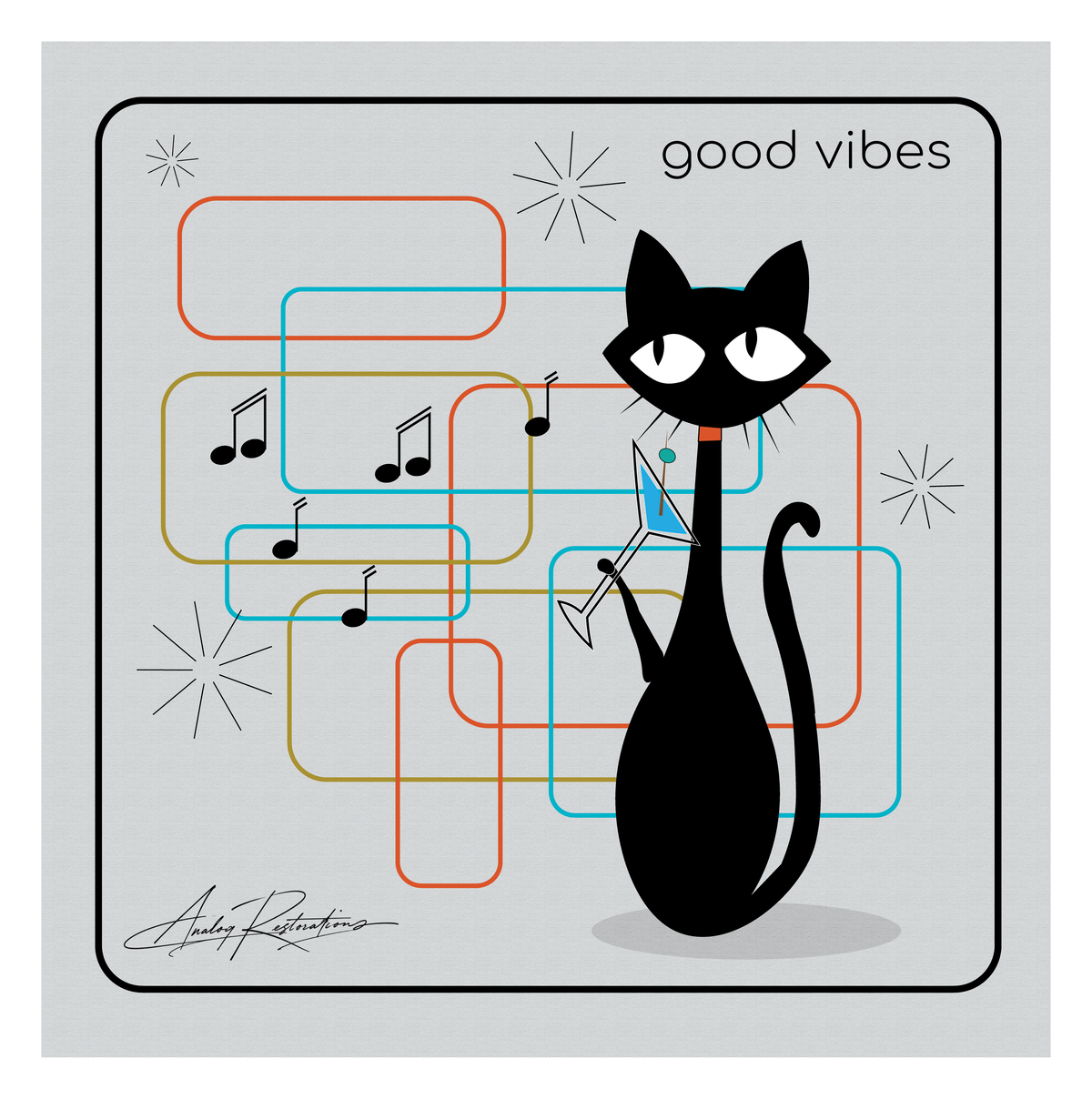 Good Vibes 12"x 12" Canvas Print