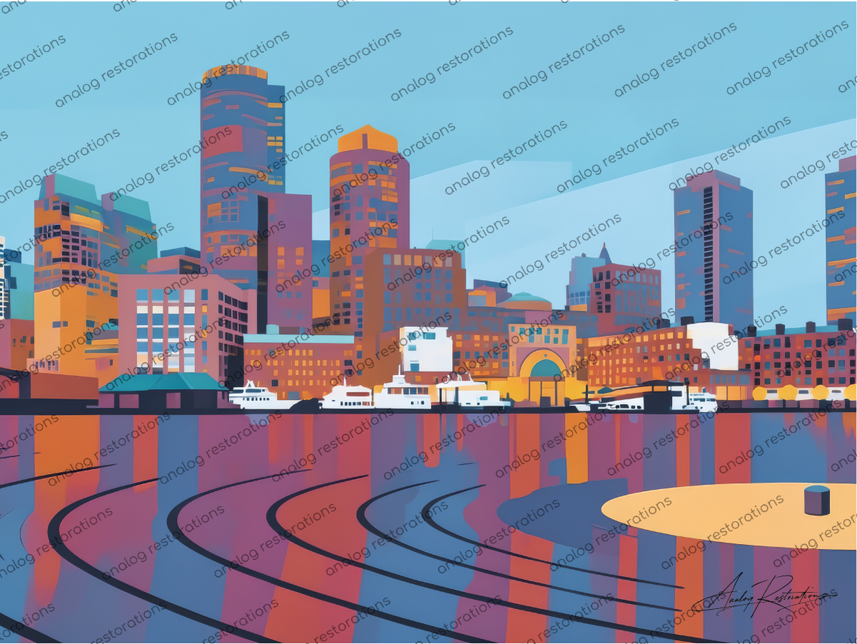 Boston on the Record Print on Canvas