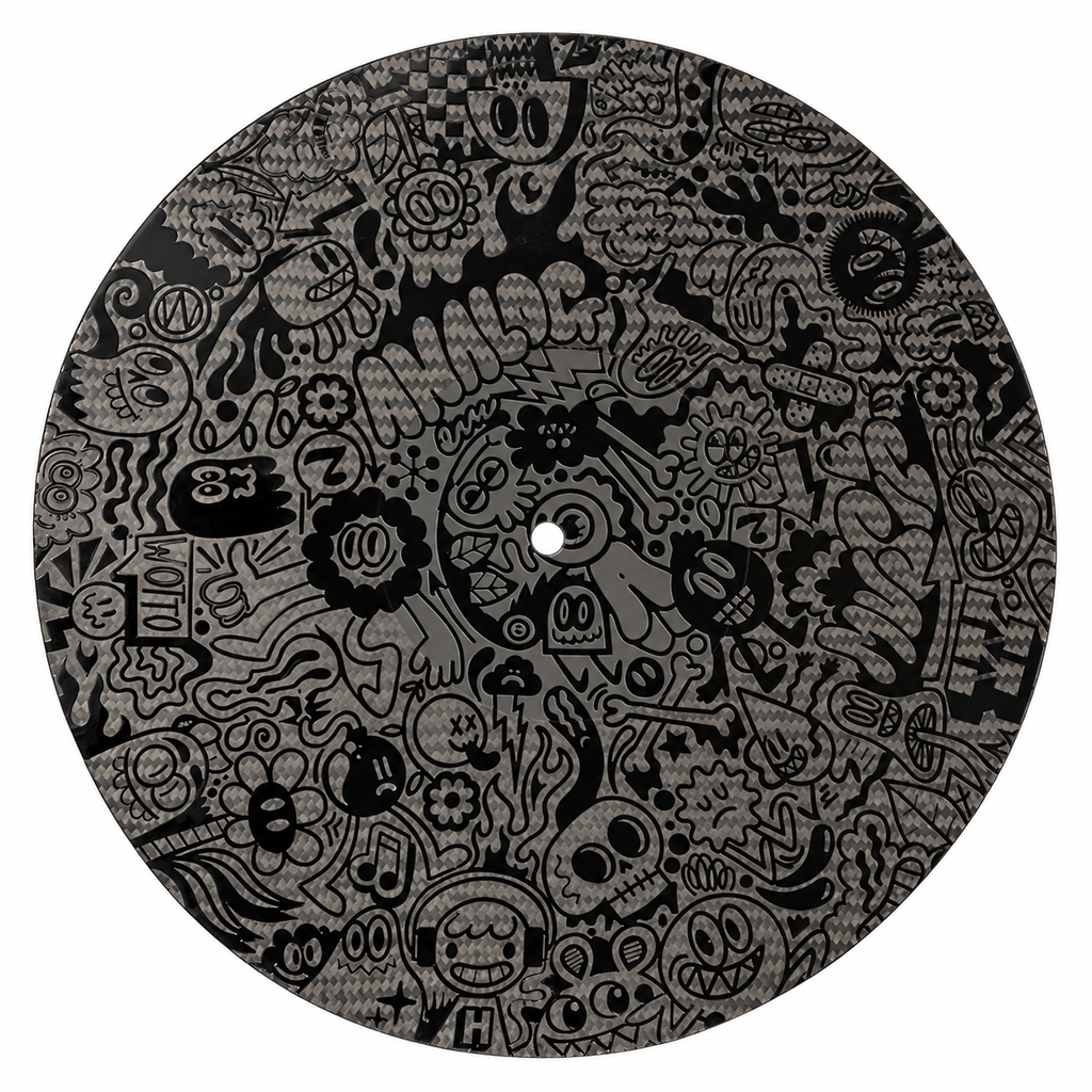Carbon Fiber Platter Mat - WOTTO LIMITED EDITION