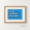 Listen to Art Canvas Print