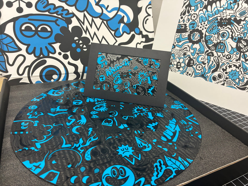 Carbon Fiber Platter Mat - WOTTO LIMITED EDITION