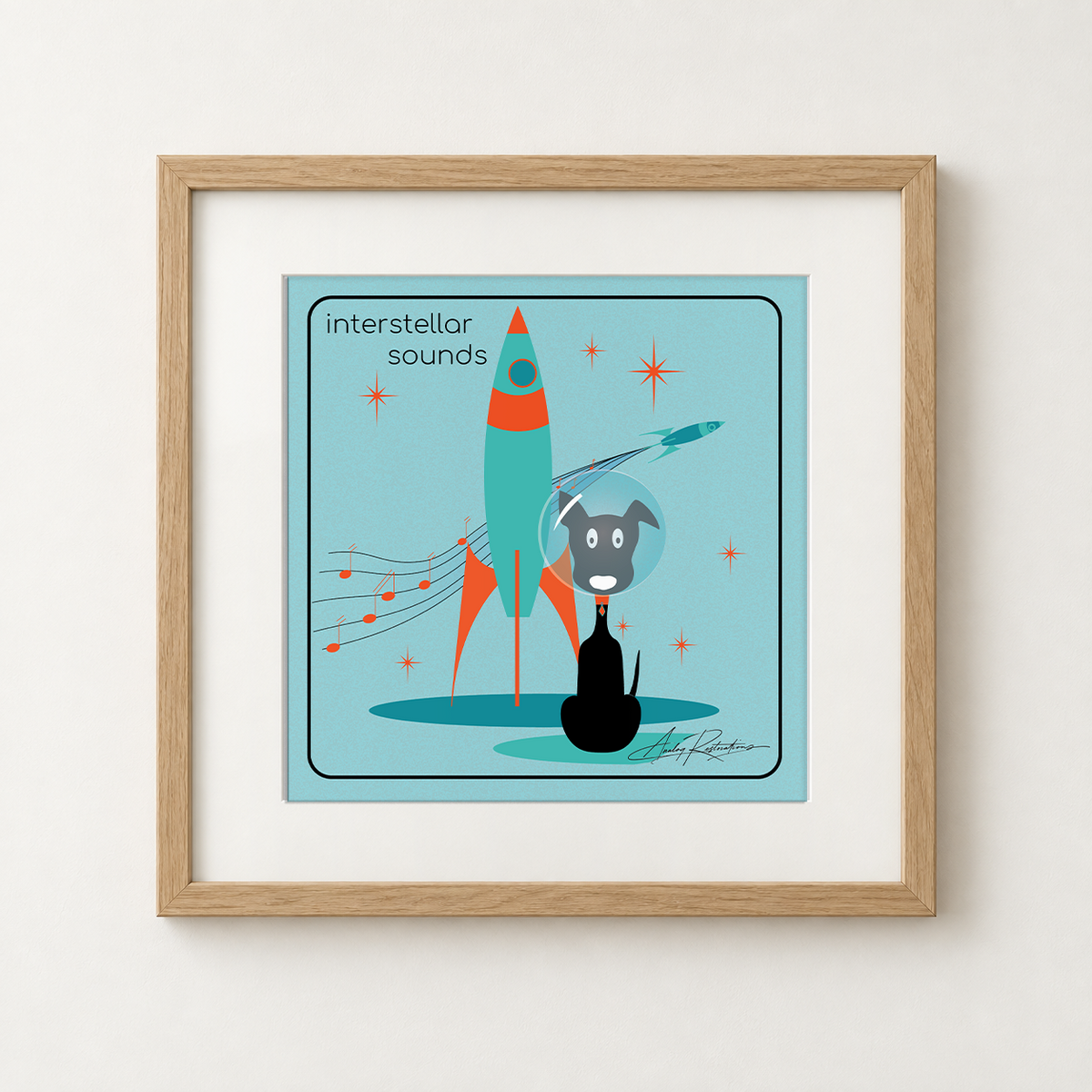 Interstellar Sounds 12"x 12" Canvas Print