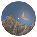 Mt. Whitney cork turntable platter mat displayed on a turntable