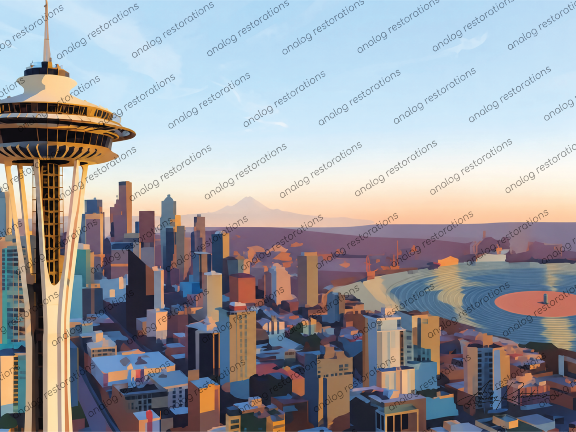 Emerald City Groove Print on Canvas